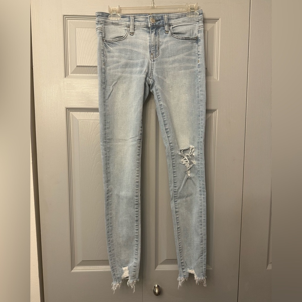 American Eagle Denim Jegging Jeans Super Stretch Size 2